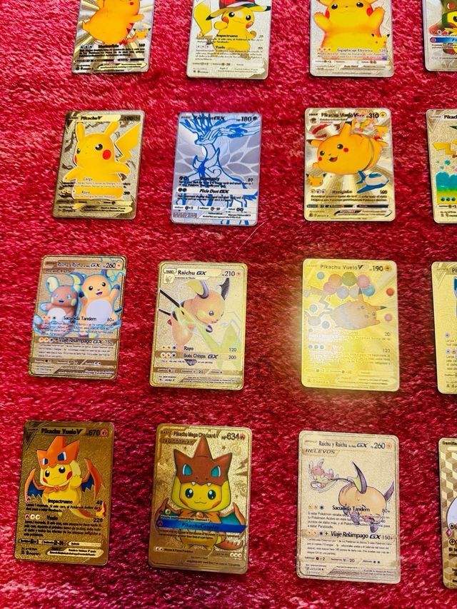 Tarjetas metálicas de Pokémon - 5€ cada una