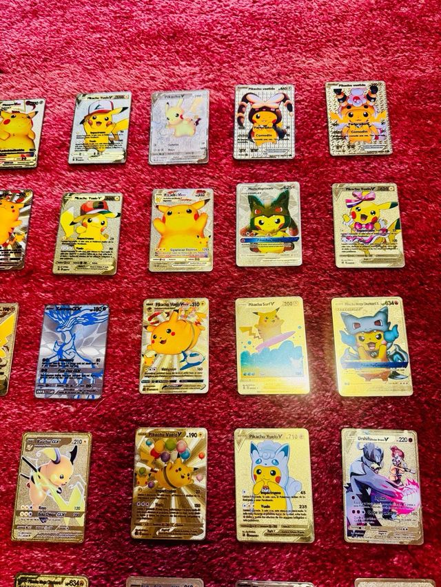 Tarjetas metálicas de Pokémon - 5€ cada una