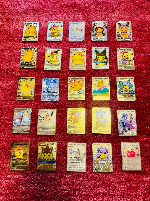 Tarjetas metálicas de Pokémon - 5€ cada una