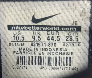 Botas Nike Mercurial MicroTacos talla 10.5