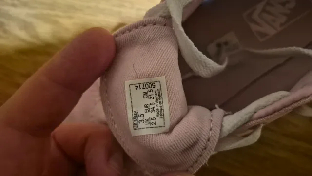 Zapatillas Vans Niña Rosa