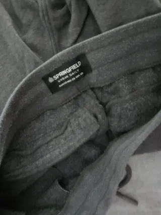 Pantalón chándal Springfield gris oscuro Talla XS