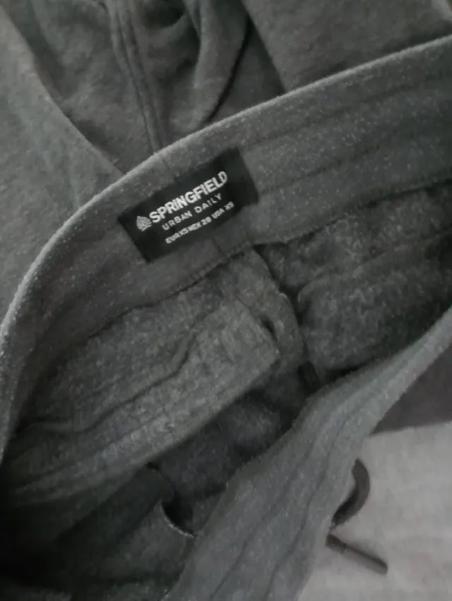 Pantalón chándal Springfield gris oscuro Talla XS