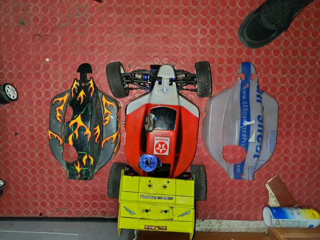 Auto RC Nitro blu