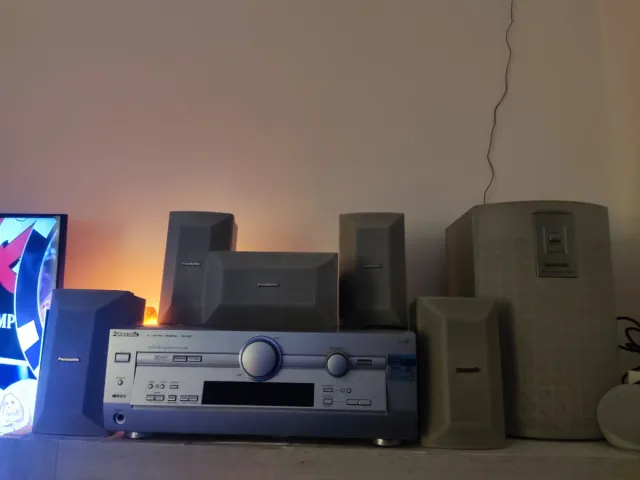 Panasonic SA-HE7 Receptor AV Gris/Plata