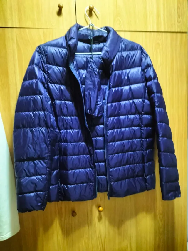 Giacca imbottita blu/viola