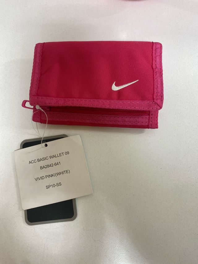 Cartera Nike Basic Wallet 09 Rosa