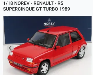 Prezzo per 1 modello  1/18 NOREV - RENAULT - r5