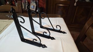 3 Staffe in Ferro Battuto