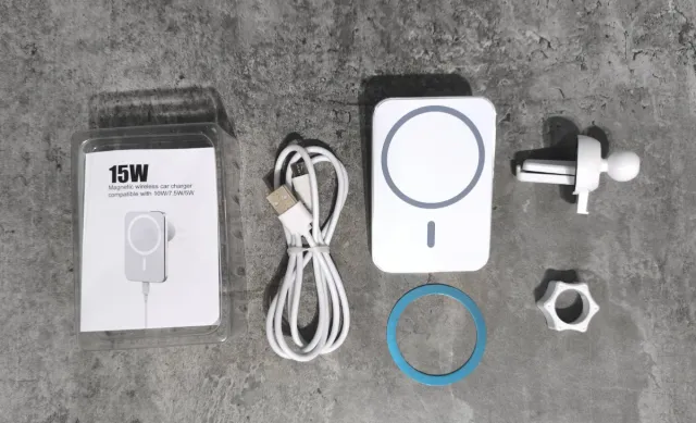 Cargador Inalámbrico Coche 15W