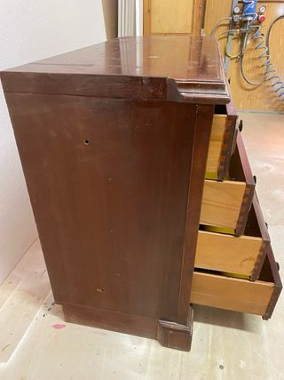 Cómoda de madera 4 cajones