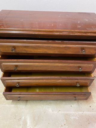 Cómoda de madera 4 cajones
