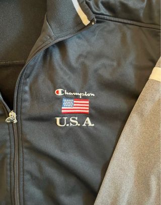 Giacca Champion U.S.A. nera e grigia