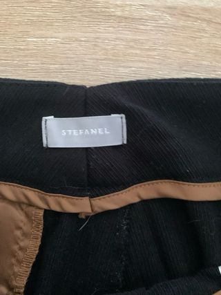 Calças pretas Stefanel senhora
