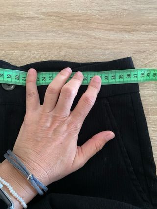 Calças pretas Stefanel senhora