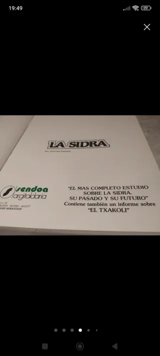 Dos libros sobre la sidra