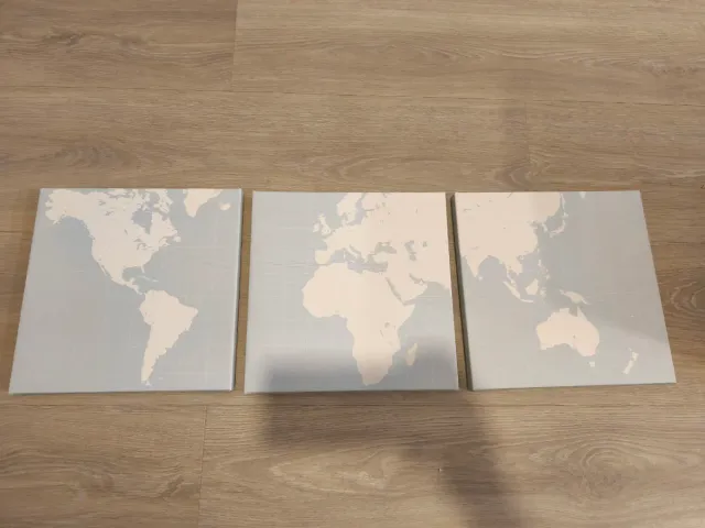 Cuadro Mapa del Mundo Ikea