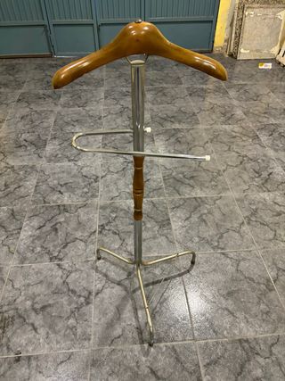 Perchero de pie madera y metal