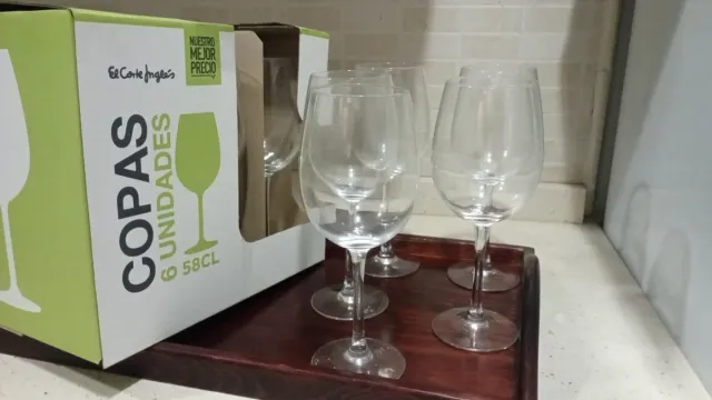 Copas de vino El Corte Inglés (6 uds)