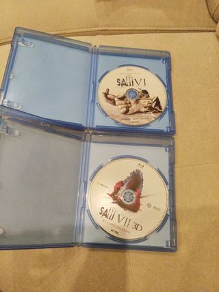 Pack Blu-ray Saw VI y Saw VII 3D