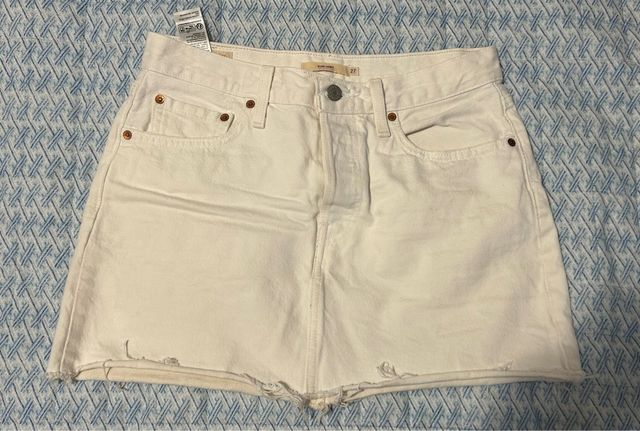 Minigonna Levi's bianca