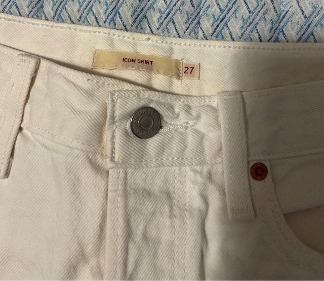 Minigonna Levi's bianca