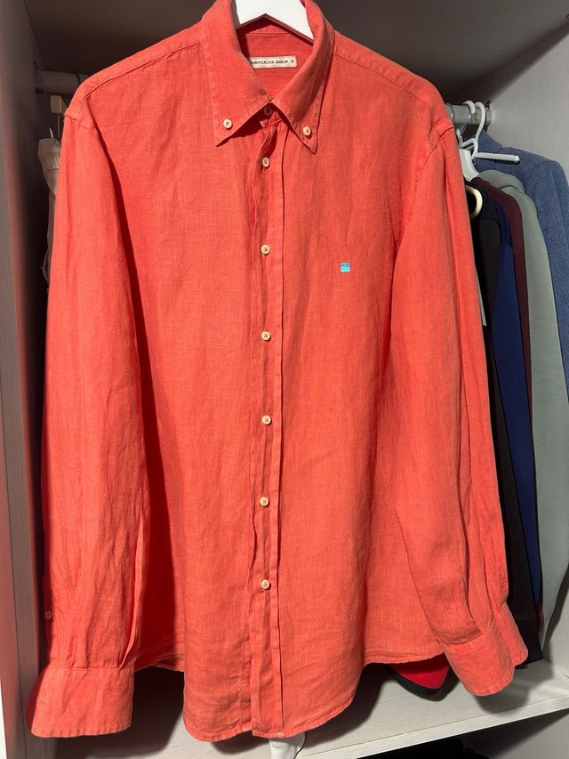 Camisa Lino Hombre Purificación García