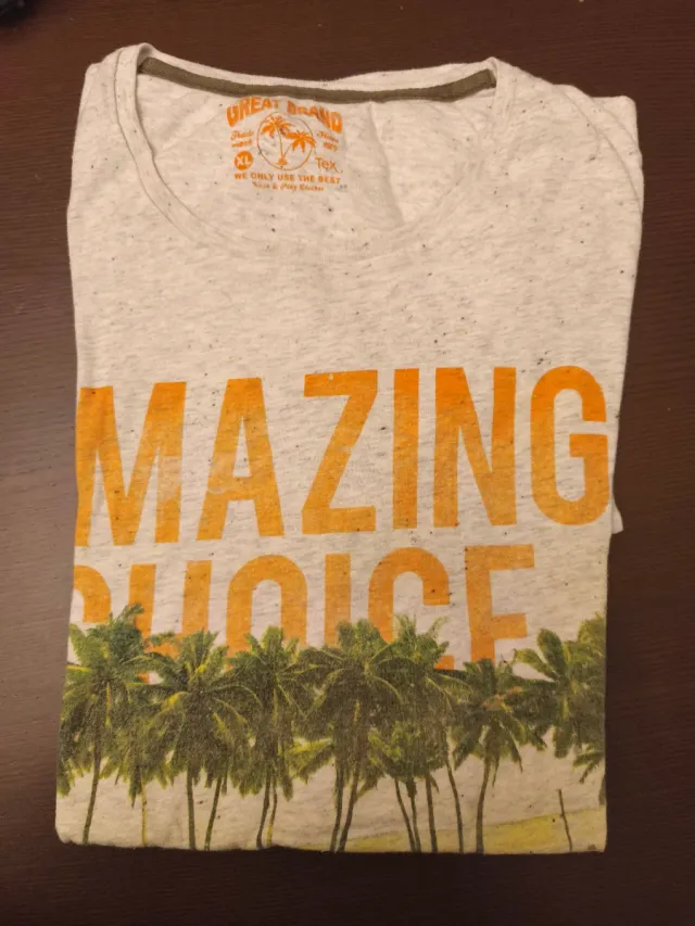 Camiseta Great Brand Talla XL Palmeras