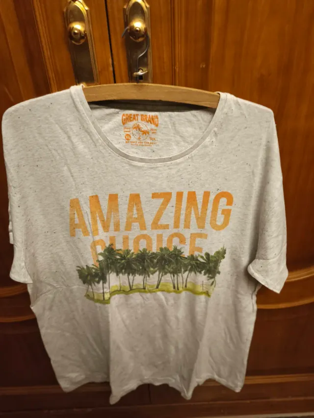 Camiseta Great Brand Talla XL Palmeras