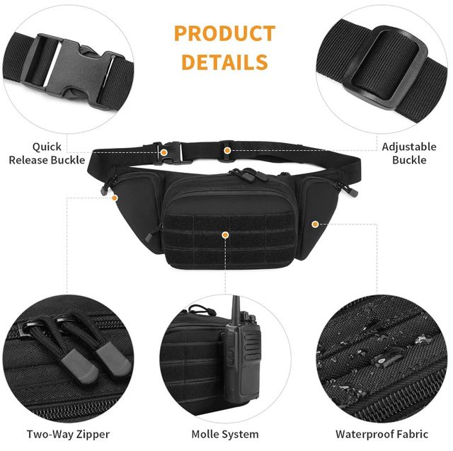 Riñonera Táctica EDC y regalo bandolera