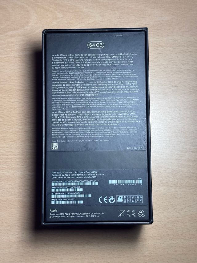 iPhone 11 Pro 64GB Cinzento Espacial