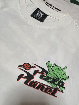 Lote camisetas Pizza Planet y Crafting Joy