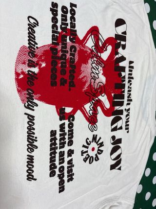 Lote camisetas Pizza Planet y Crafting Joy