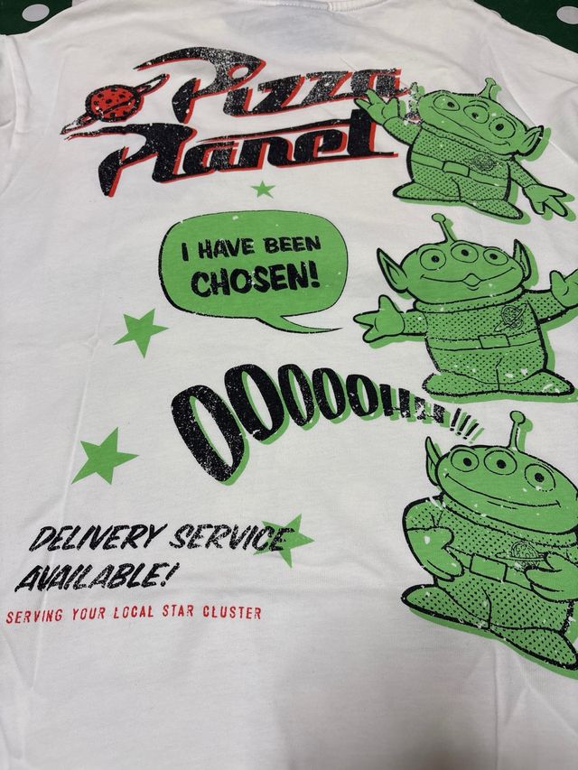 Lote camisetas Pizza Planet y Crafting Joy