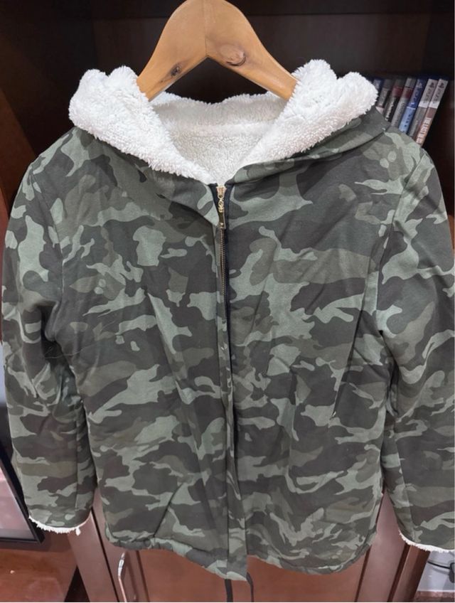 Chaqueta militar forrada mujer