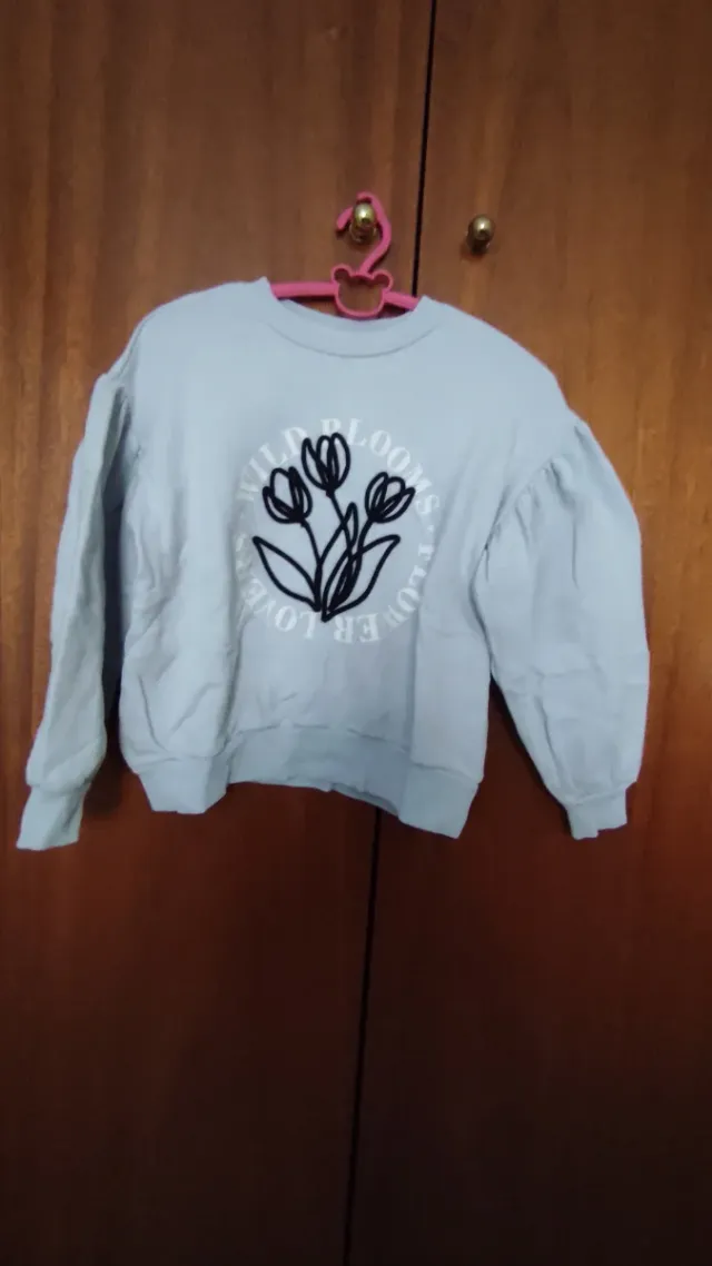Sudadera Mango Niña Manga Abullonada T8