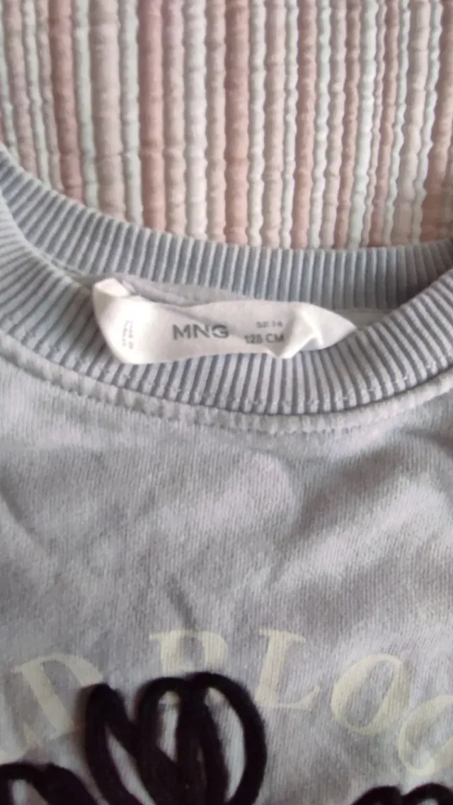 Sudadera Mango Niña Manga Abullonada T8