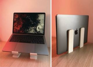 Soporte MacBook + Organizador Cables