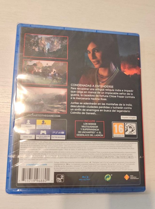 Uncharted : El Legado Perdido PS4 Precintado