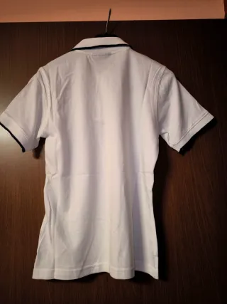 Polo Mizuno ragazzo/ragazza bianco