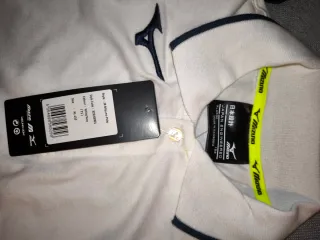 Polo Mizuno ragazzo/ragazza bianco