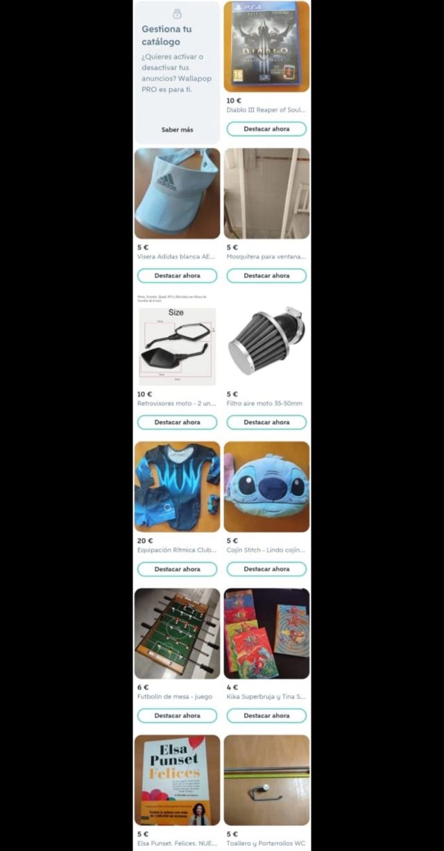 Lote de artículos variados