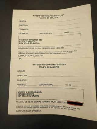 Manual Instrucciones NES Español Nintendo