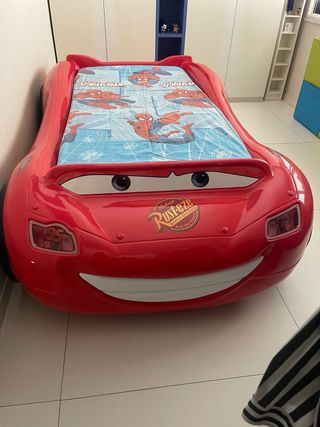Letto macchina Cars rosso