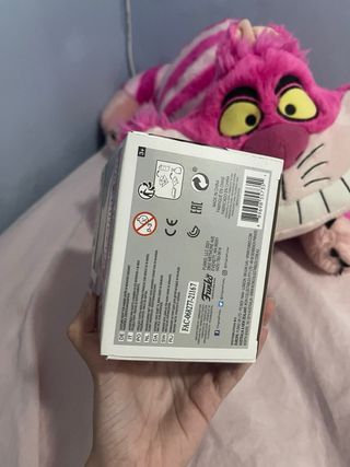 Lote Peluche y Funko Pop Cheshire Cat Disney
