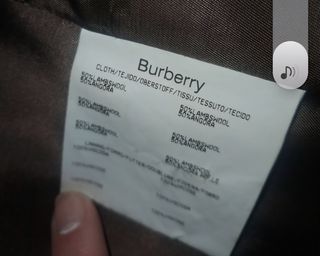 Abrigo Burberrys Talla 44