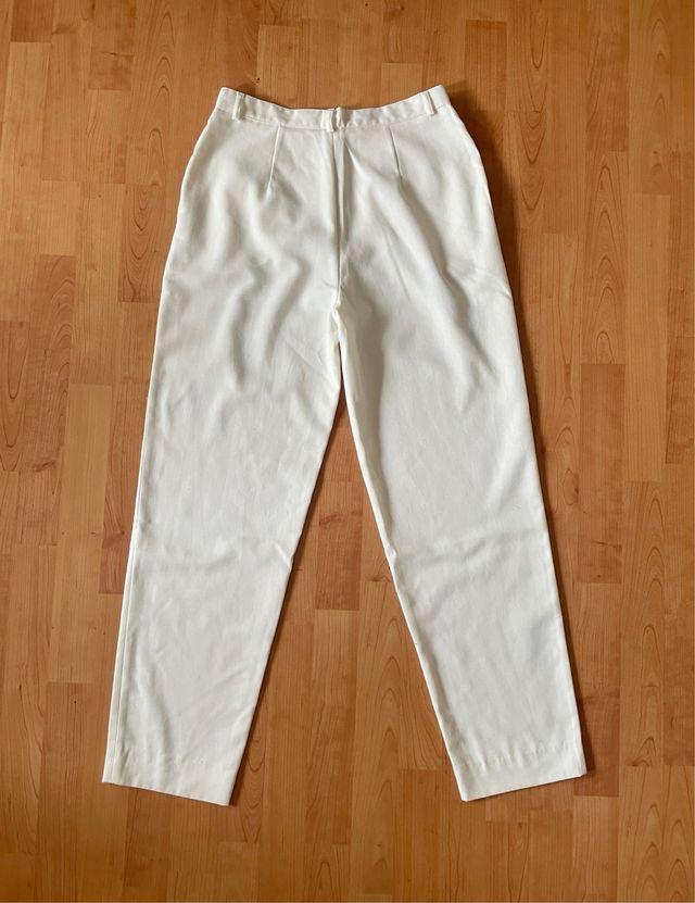 Pantaloni vintage a vita alta con borchie