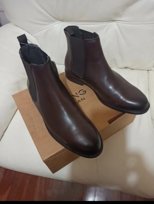 Botines Chelsea Piel Acabado Antik