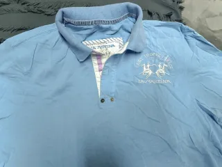 Polo La Martina Azul Claro