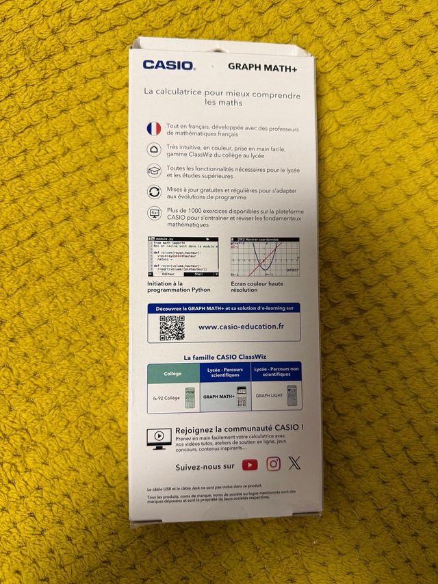 Calculadora Gráfica Casio Graph Math+